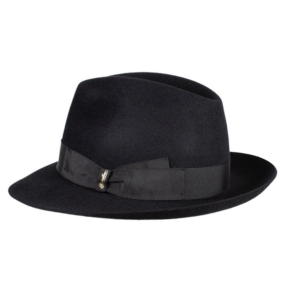 The Borsalino Classico Unisex Iconic Fedora Made in Italy Size 7 1/2 - Picture 9 of 13